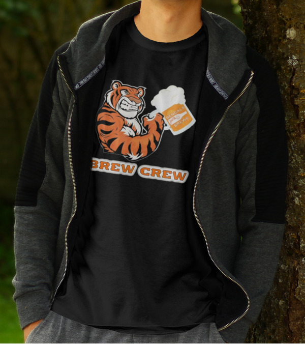 Bengals Brews Brew Crew Tiger Beer Mug T-Shirt