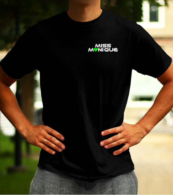 Miss Monique Green Heart Logo T-Shirt