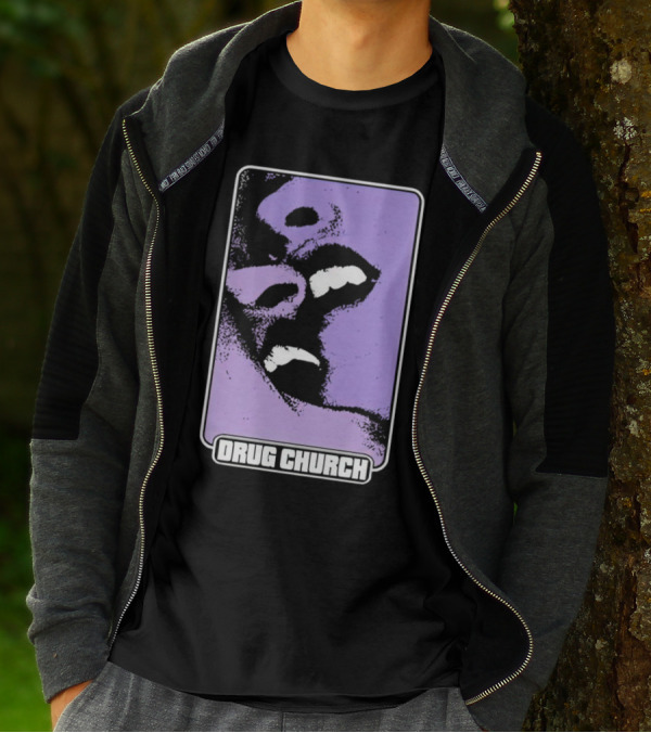 Drug Church Purple Lips Pure Noise T-Shirt