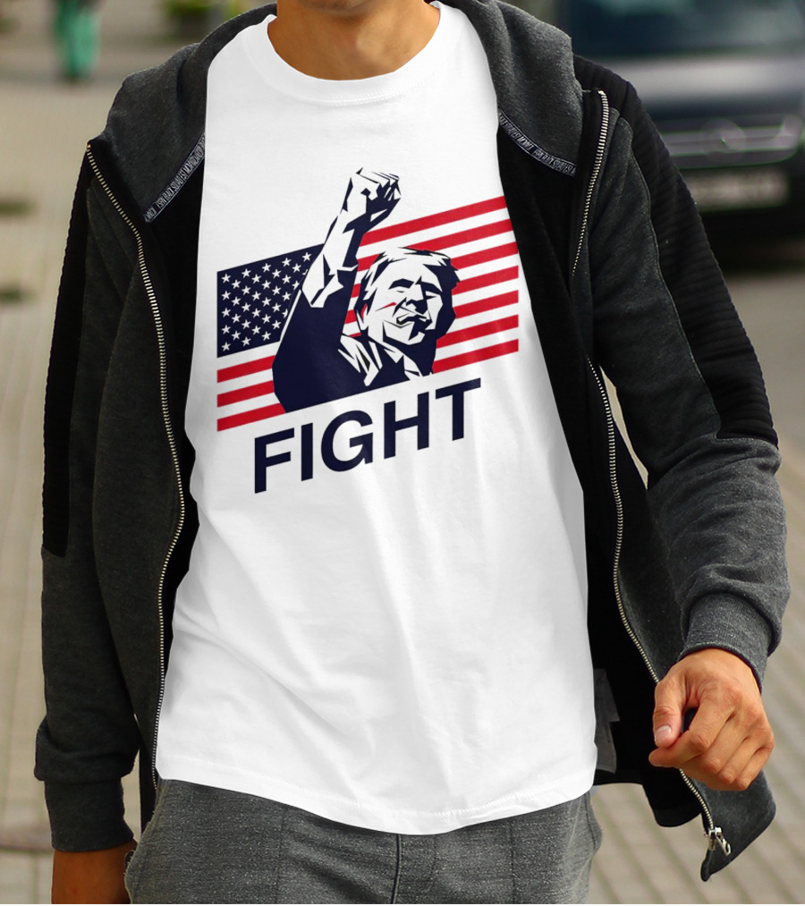Fight American Flag Patriot T-Shirt