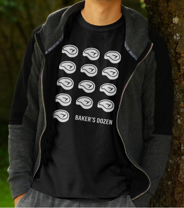 Baker’s Dozen Steak Illustration Dr Shawn Baker T-Shirt