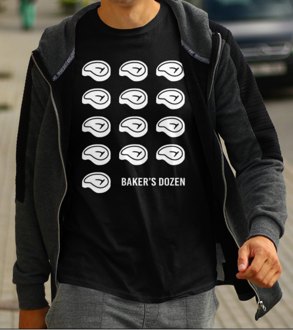 Baker’s Dozen Steak Illustration Dr Shawn Baker T-Shirt