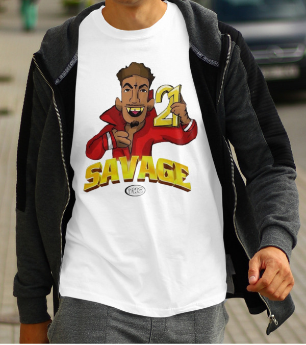 Savage 21 PWC Cartoon Character T-Shirt