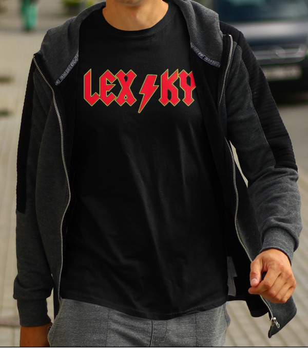 LEX KY Lightning Bolt Rock T-Shirt