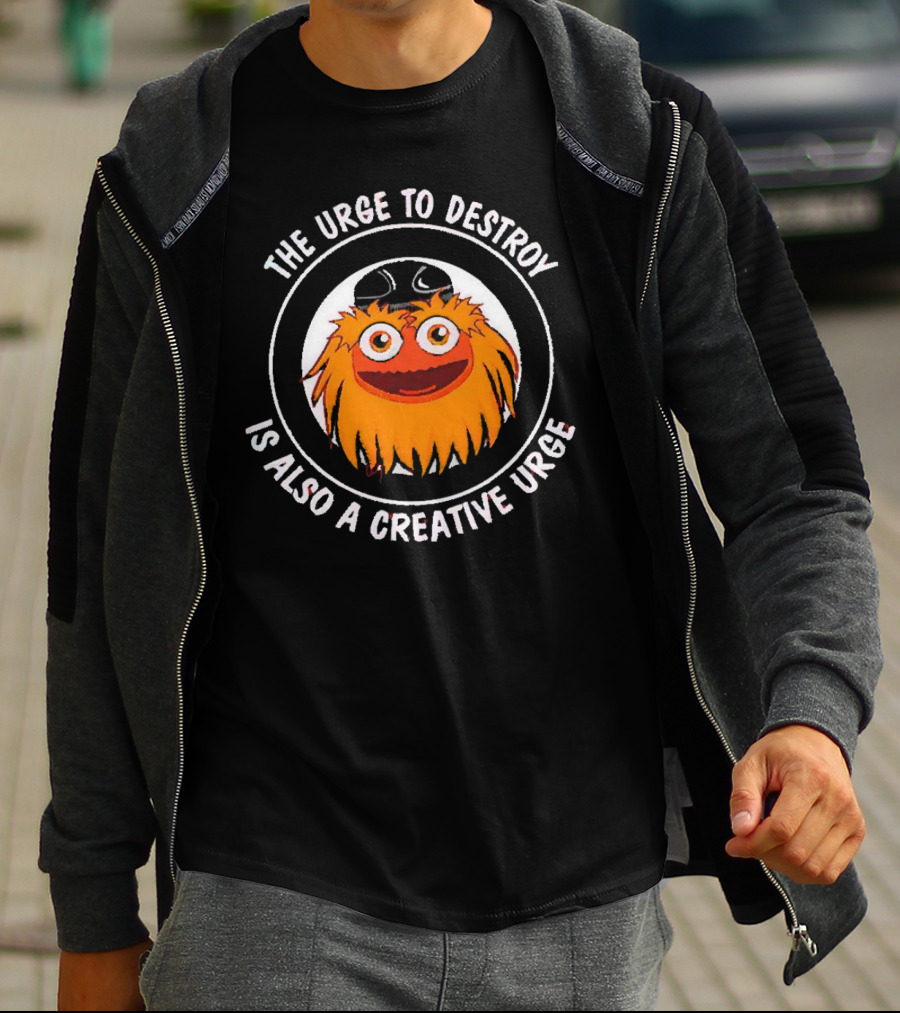 Gritty Philly Urge To Destroy Creative Urge T-Shirt