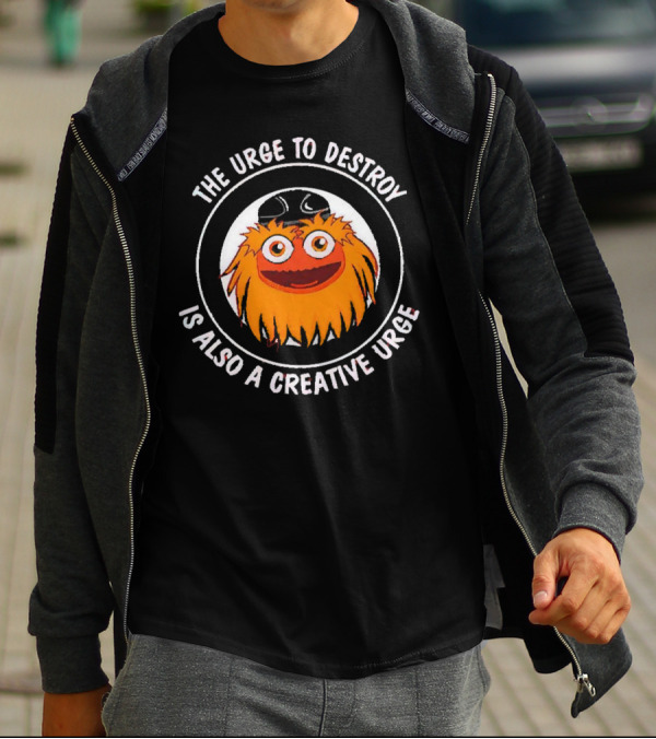 Gritty Philly Urge To Destroy Creative Urge T-Shirt