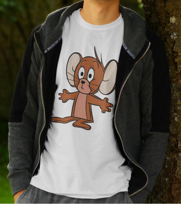 Hanna Barbera Tom And Jerry Jerry Iconic Character T-Shirt