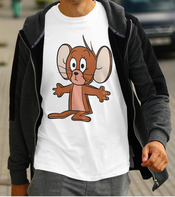 Hanna Barbera Tom And Jerry Jerry Iconic Character T-Shirt