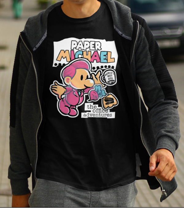 Paper Michael World's Best Boss The Office Adventures T-Shirt