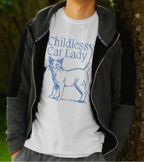 Childless Cat Lady Feline T-Shirt