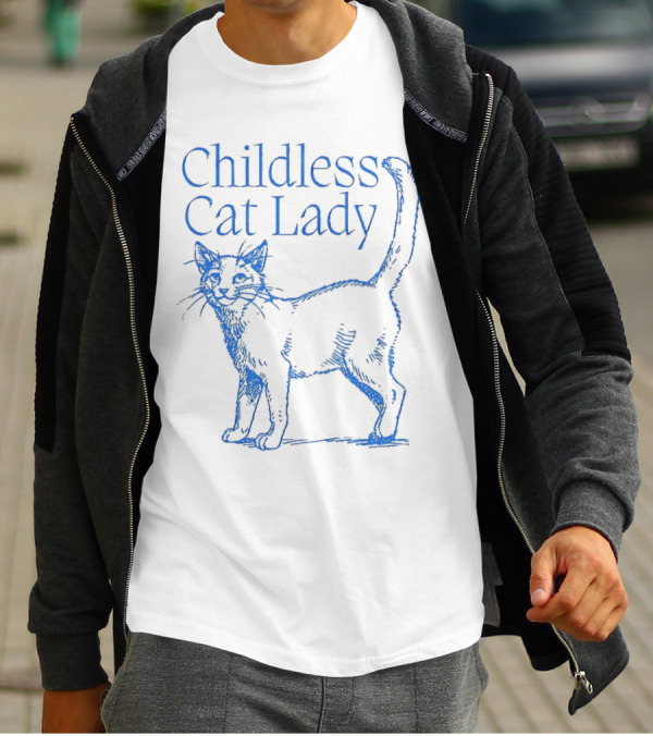 Childless Cat Lady Feline T-Shirt