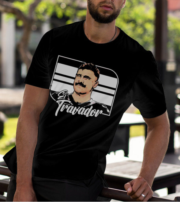 Travis Kelce El Travador NFL Football Player Caricature T-Shirt