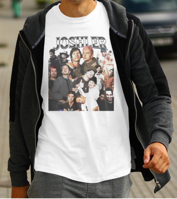 Joshler Collage Of Band Members And Group Poses T-Shirt