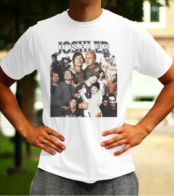 Joshler Collage Of Band Members And Group Poses T-Shirt