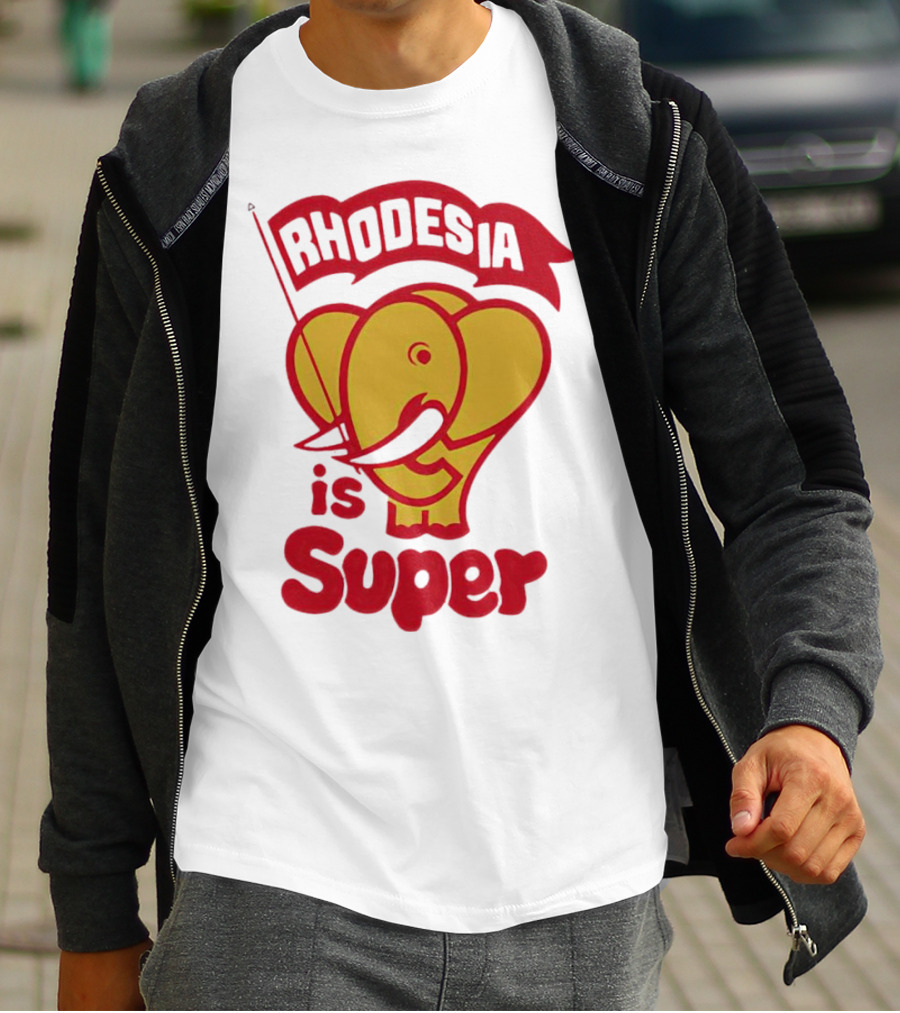 Rhodesia Is Super Elephant T-Shirt