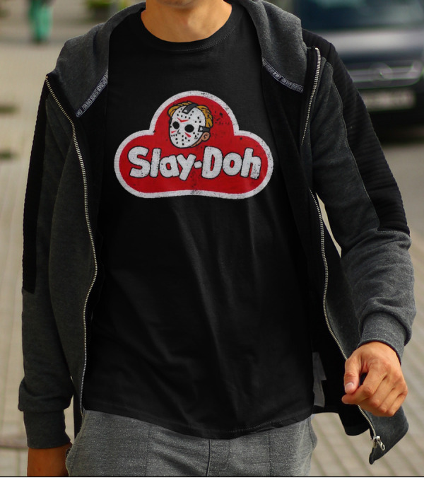 Slay-Doh Jason Mask Horror T-Shirt