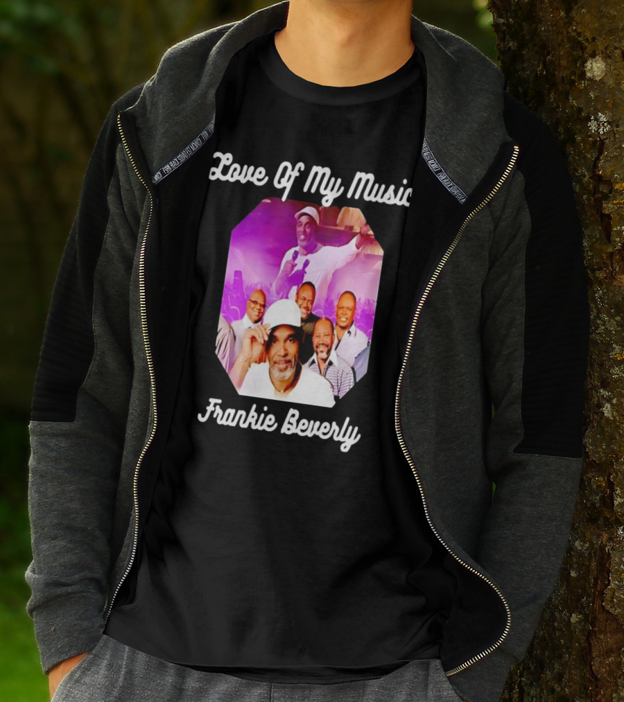 Love Of My Music Frankie Beverly Concert Band Image T-Shirt
