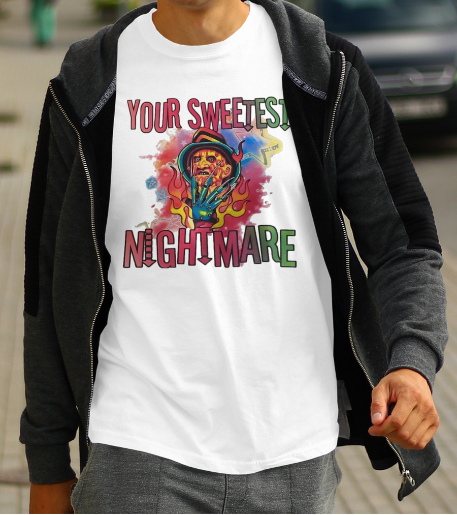 Your Sweetest Nightmare Freddy Krueger Halloween T-Shirt