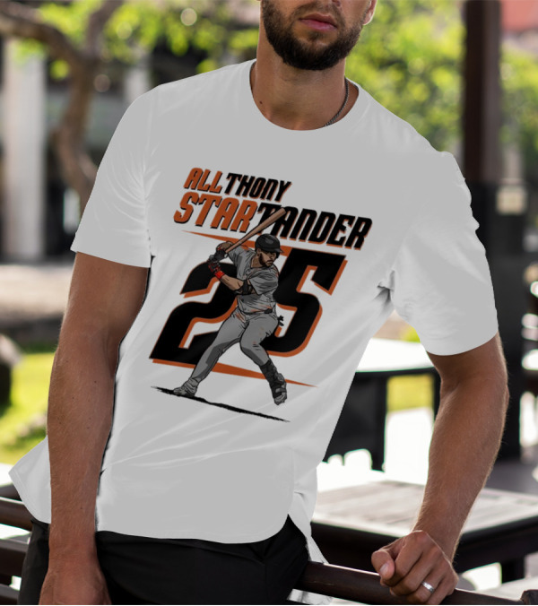 Anthony Santander All-Star Baseball Player Number 25 Baltimore T-Shirt