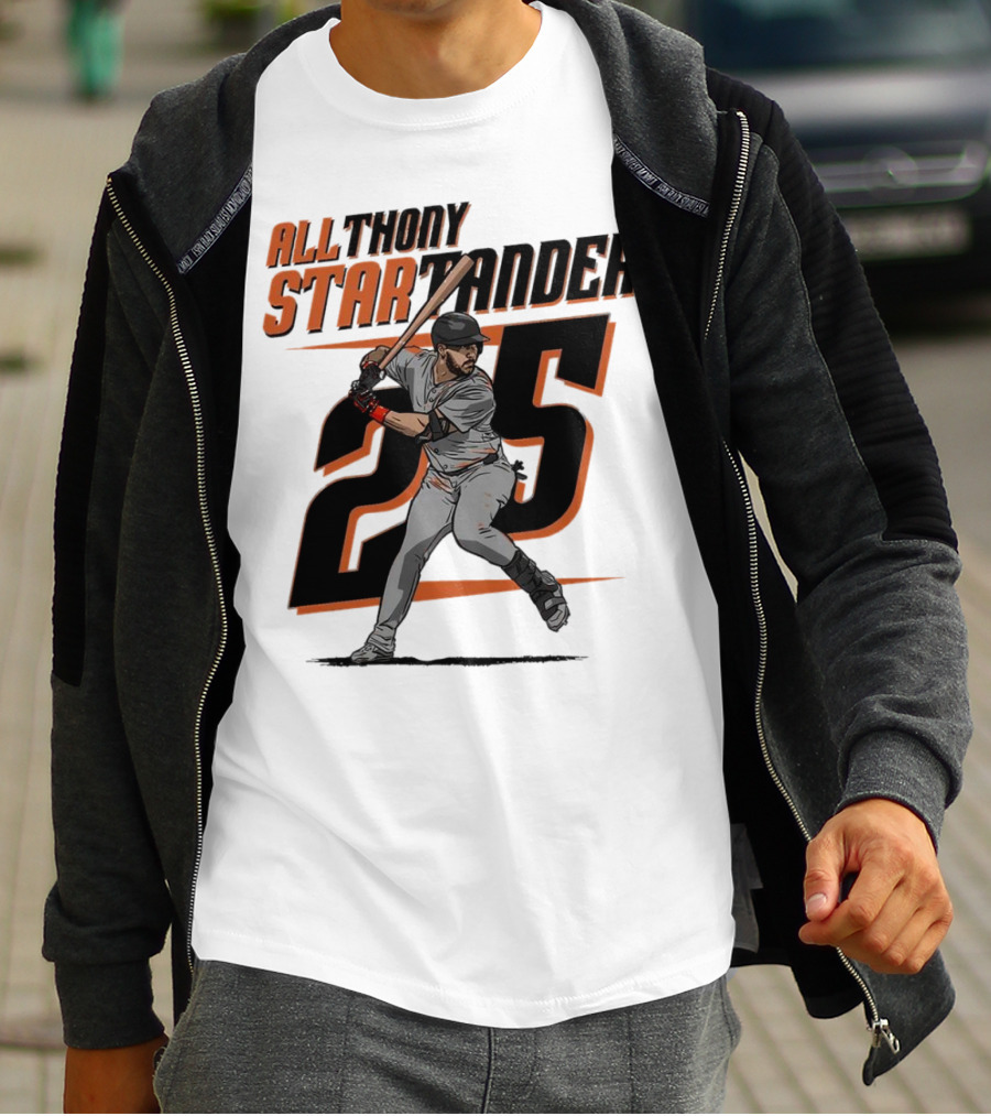 Anthony Santander All-Star Baseball Player Number 25 Baltimore T-Shirt
