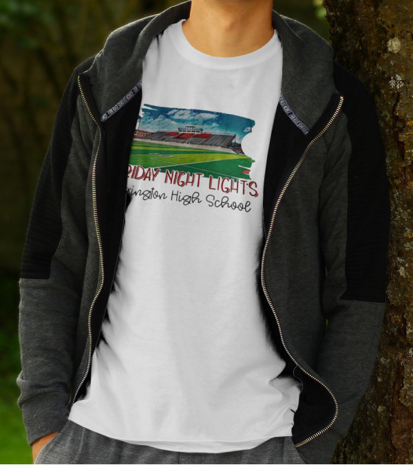 Friday Night Lights Lexington High School Football Stadium T-Shirt