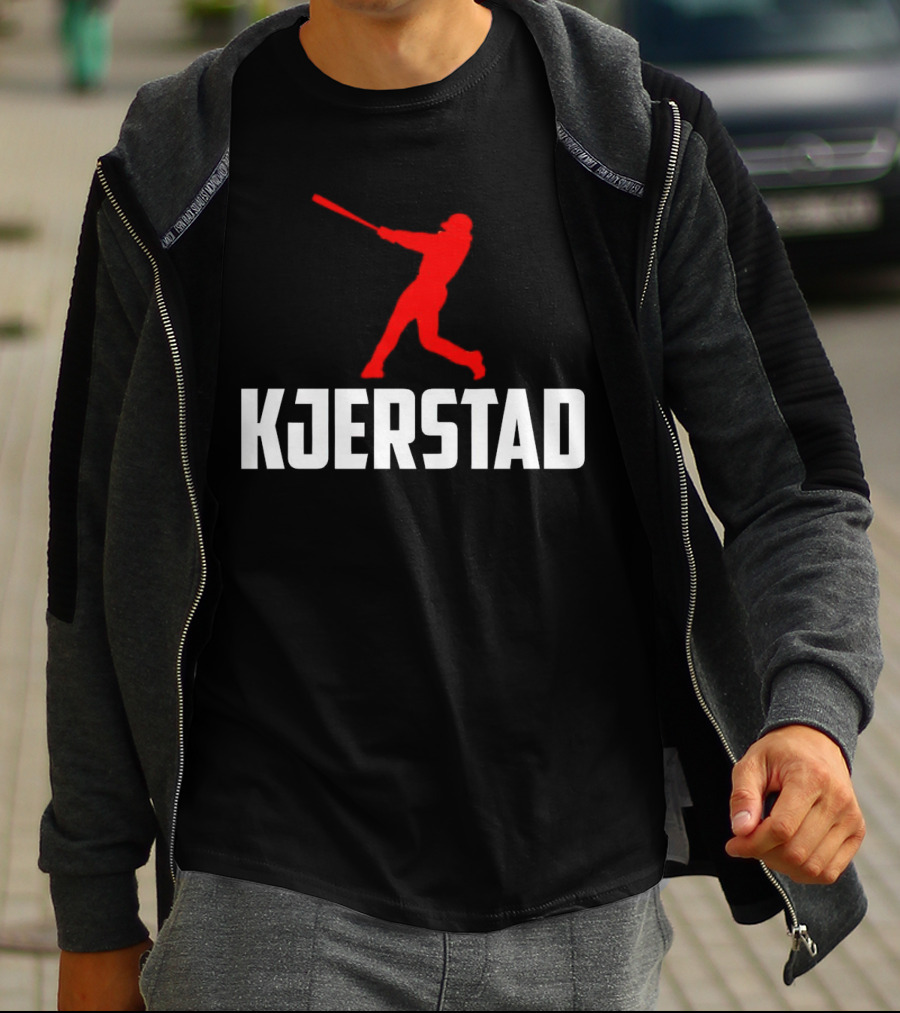 Kjerstad Baseball Player Silhouette Baltimore Orioles T-Shirt