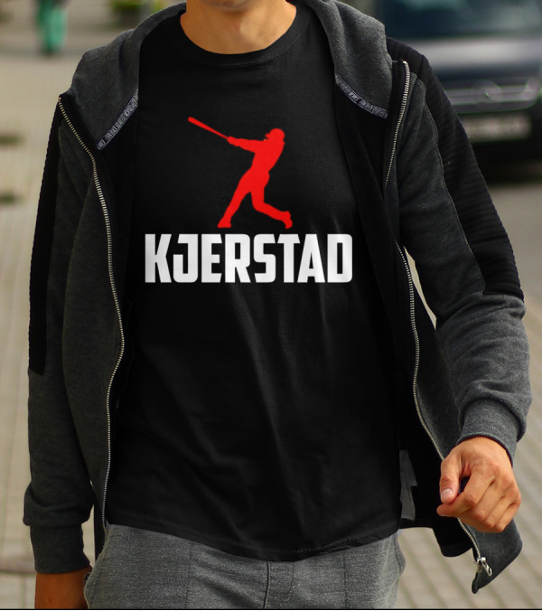 Kjerstad Baseball Player Silhouette Baltimore Orioles T-Shirt