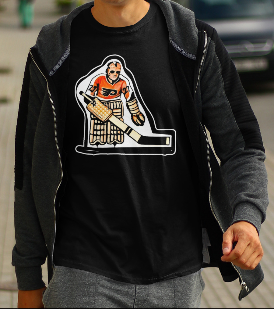 Philadelphia Flyers Jason Voorhees Hockey Mashup Noah Cates T-Shirt
