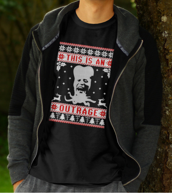 This Is An Outrage The Mighty Boosh Ugly T-Shirt