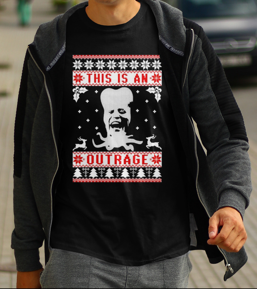 This Is An Outrage The Mighty Boosh Ugly T-Shirt