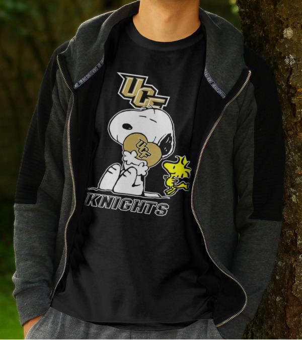 Snoopy And Woodstock UCF Knights Football Team Spirit T-Shirt