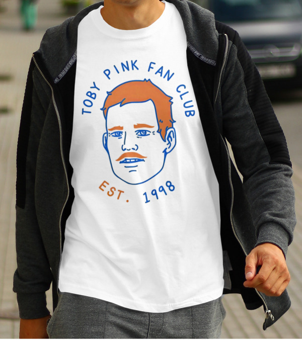 Toby Pink Fan Club Est 1998 Orange T-Shirt