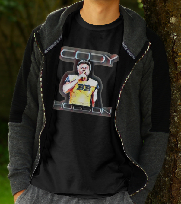 Cody Hobson 33 Merrimack Warriors Football T-Shirt
