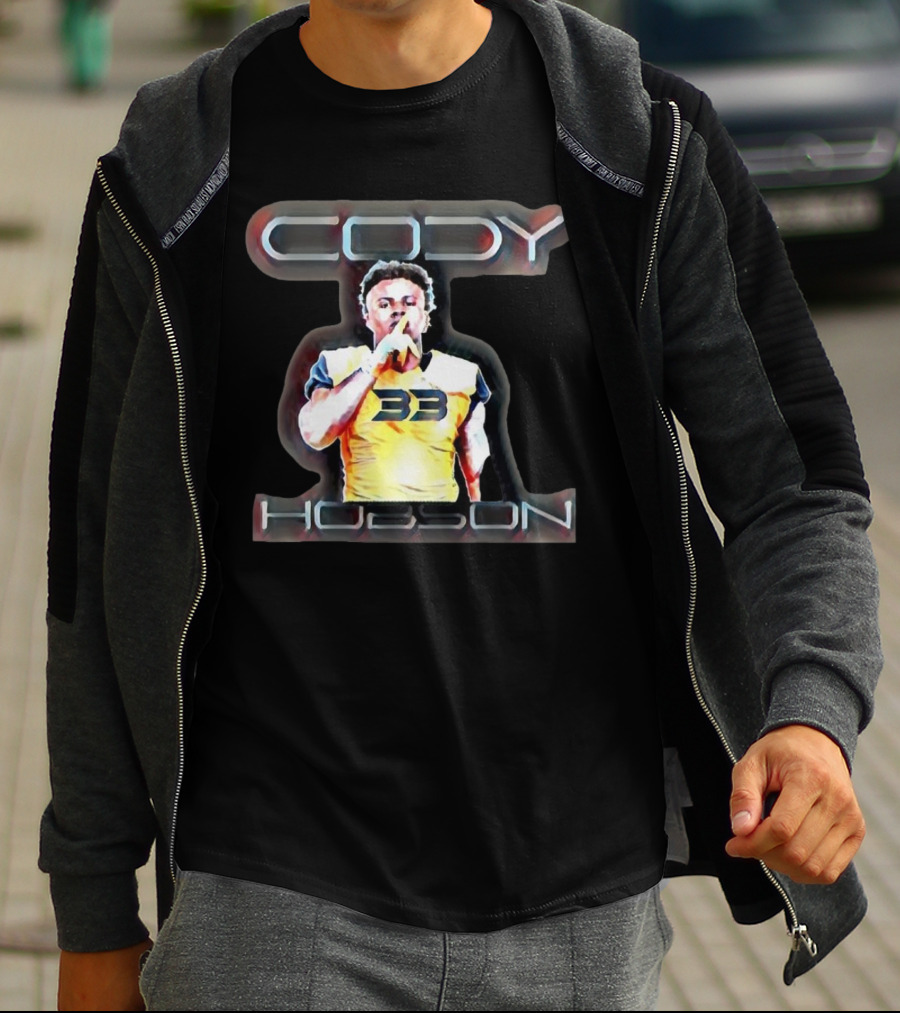 Cody Hobson 33 Merrimack Warriors Football T-Shirt