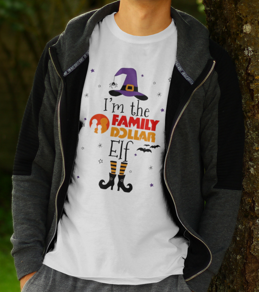 I’m The Family Dollar Elf Witch Halloween T-Shirt