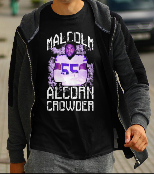 Malcolm Alcorn Crowder Kansas State Wildcats 55 T-Shirt