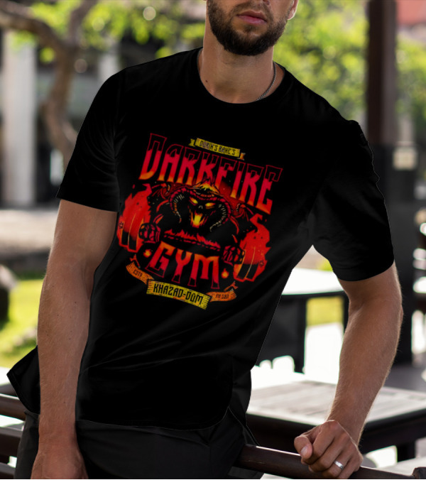 Durin’s Bane Darkfire Gym Khazad-Dum Lord Of The Rings Fitness T-Shirt