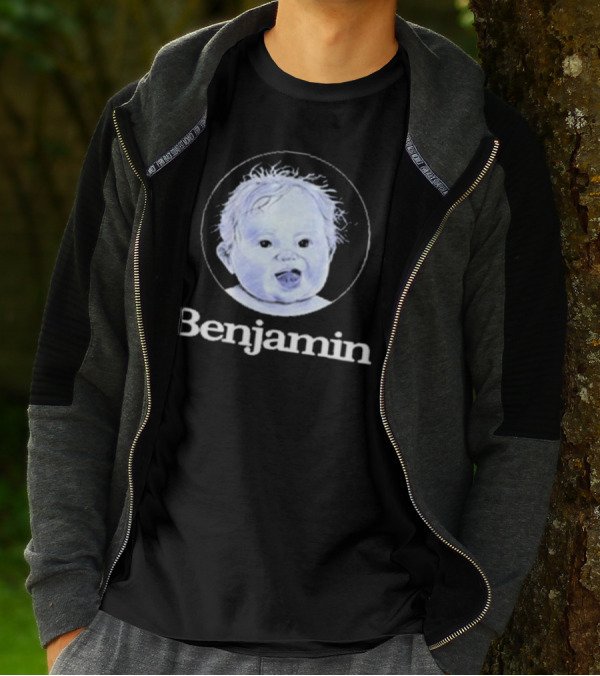 Garrett Watts Baby Benjamin Funny Sketch Drawing T-Shirt