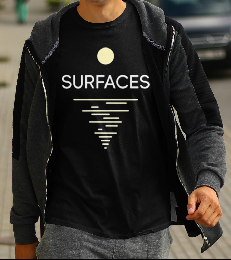Good Morning Tan Surfaces Sun Symbol Lines T-Shirt