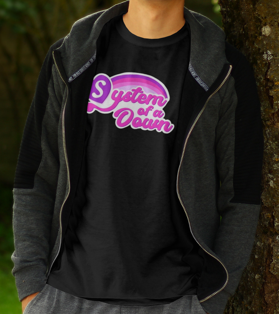 System Of A Down Rainbow Heart T-Shirt