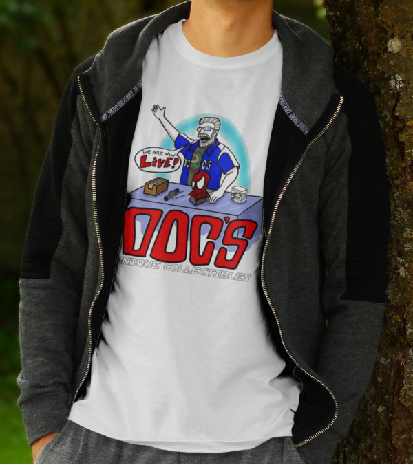 Doc's Unique Collectibles We Are Now Live T-Shirt