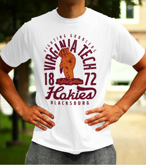 Virginia Tech Hokies Fightin' Gobblers 1872 Blacksburg VPI T-Shirt