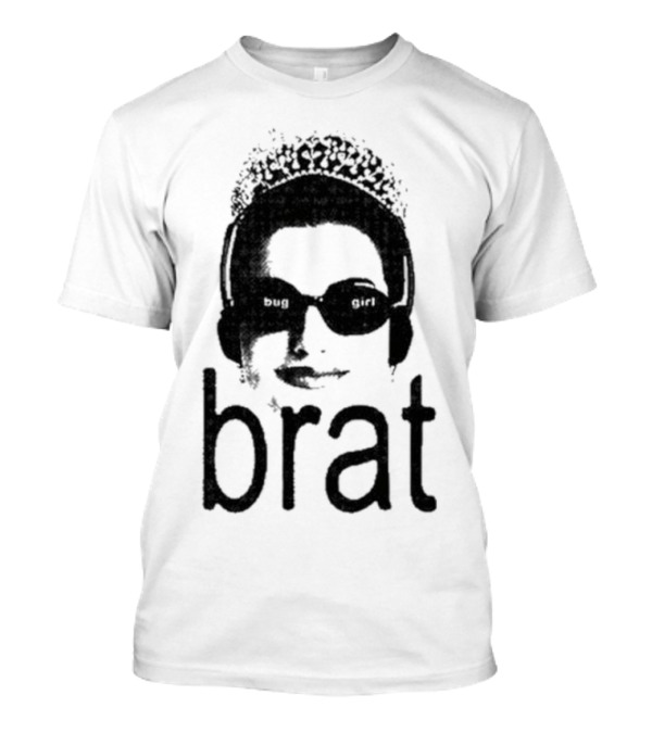 Buggirl200 Bug Girl Brat Sunglasses Crowned Headset T-Shirt