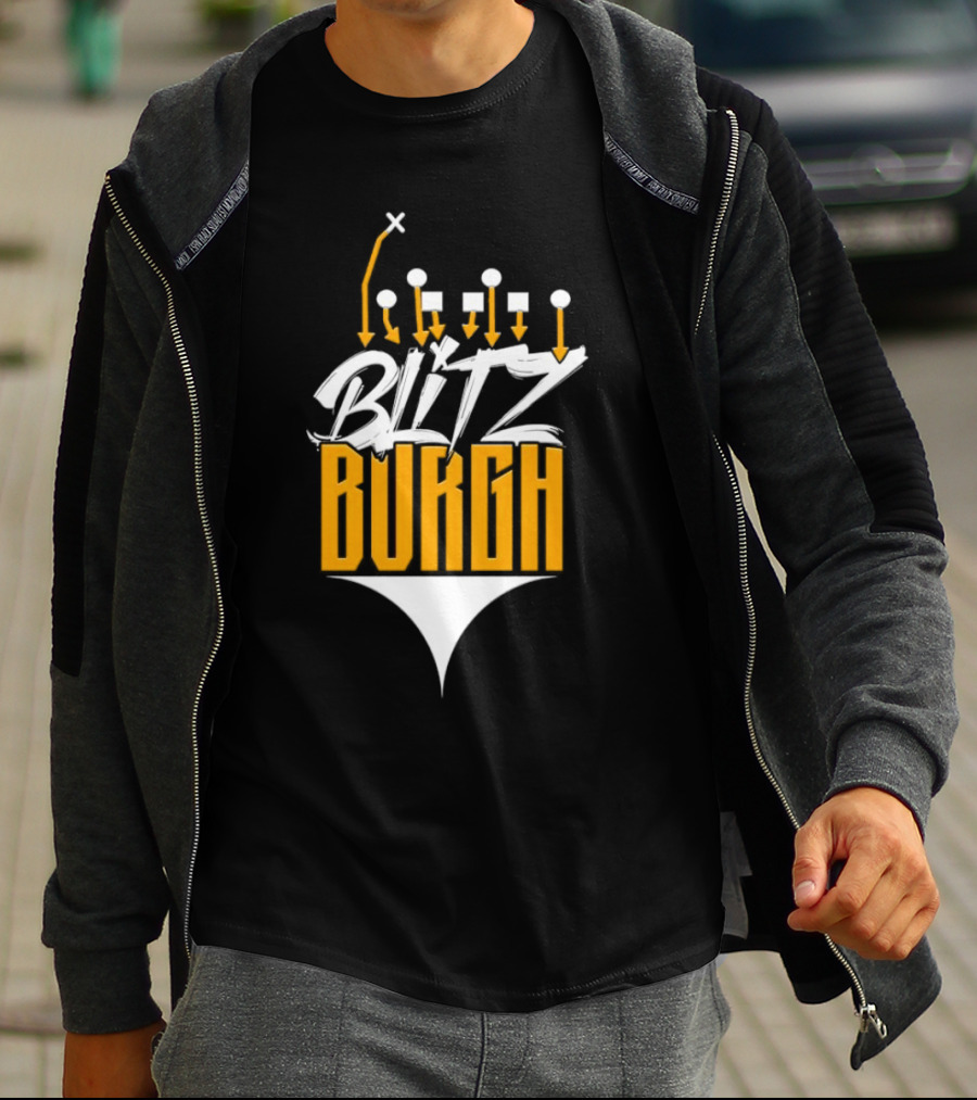 Pittsburgh Steelers Blitzburgh Football Play T-Shirt