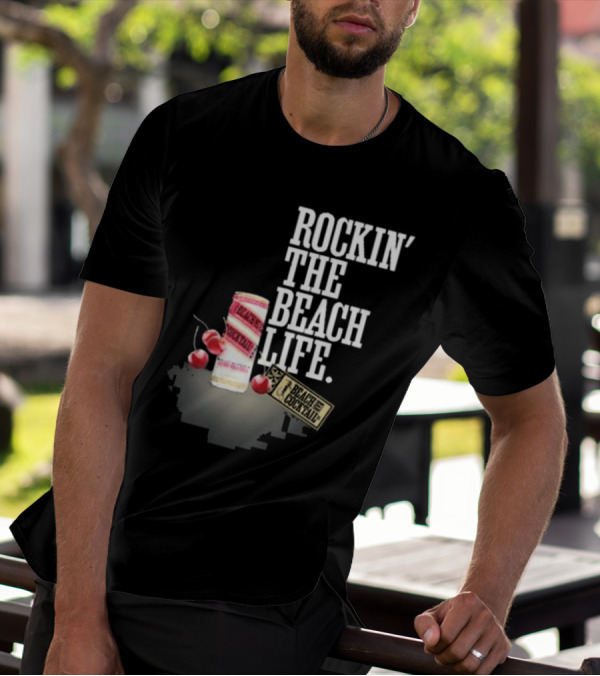 Rockin' The Beach Life Sammy Hagar Red Rocks Beach Cocktail T-Shirt