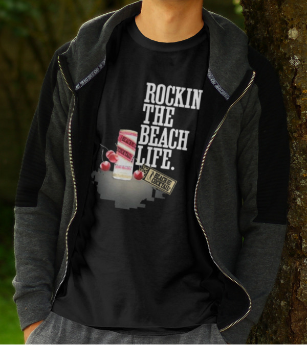 Rockin' The Beach Life Sammy Hagar Red Rocks Beach Cocktail T-Shirt