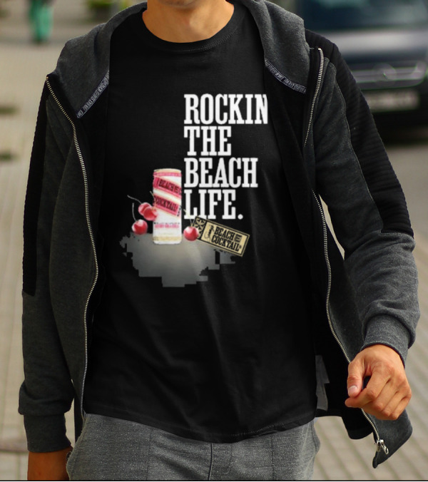 Rockin' The Beach Life Sammy Hagar Red Rocks Beach Cocktail T-Shirt