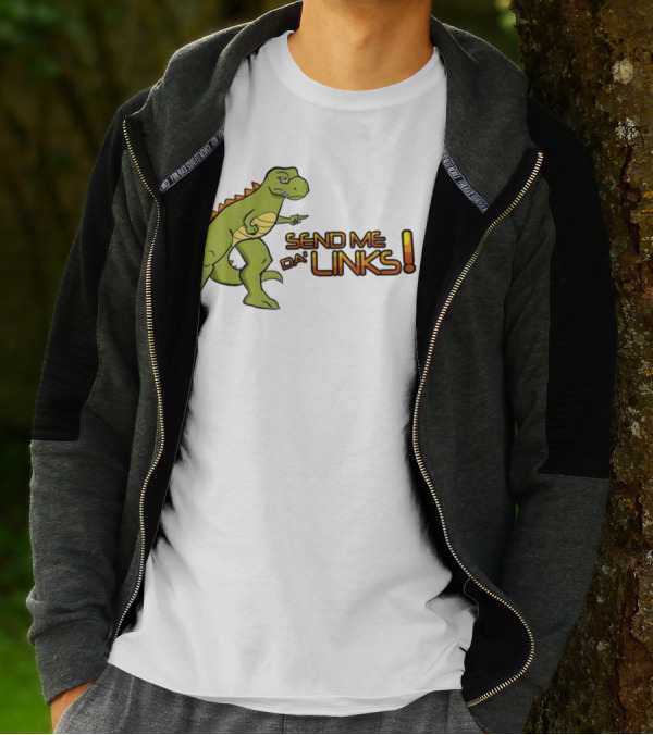 SEND ME DA' LINKS Dinosaur T-Shirt