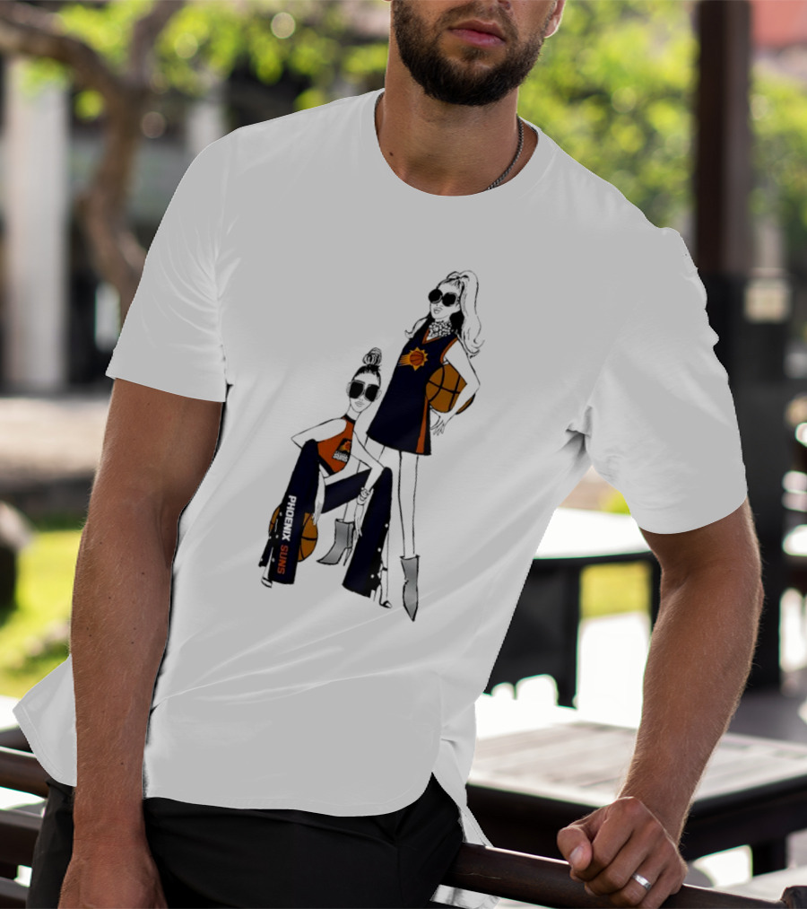 Phoenix Suns G-III 4Her Basketball Girls Fitted Fashion T-Shirt