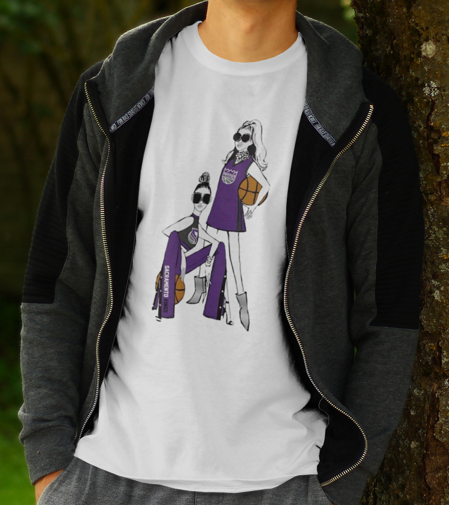 Sacramento Kings G-III 4Her Basketball Girls Fashion T-Shirt